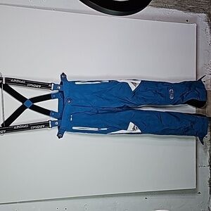 Spyder size 6 blue thinsulate snow pants